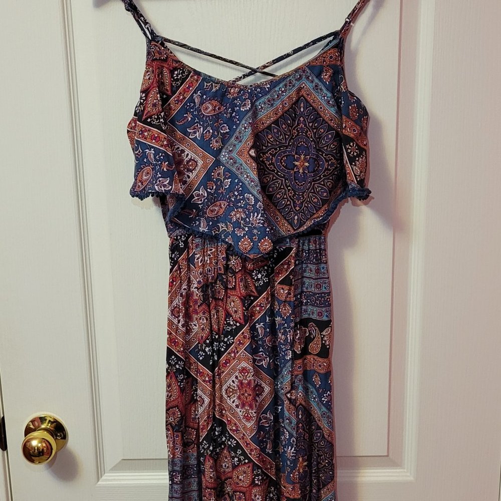 Paisley print Maxi dress